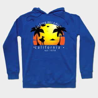 California surfer sunset Hoodie